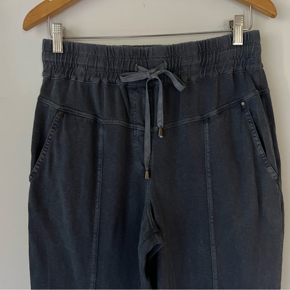 Wrap London Womens Drawstring Elastic Waist Hemp Organic Cotton Sz 6 Casual Pant - Picture 7 of 11
